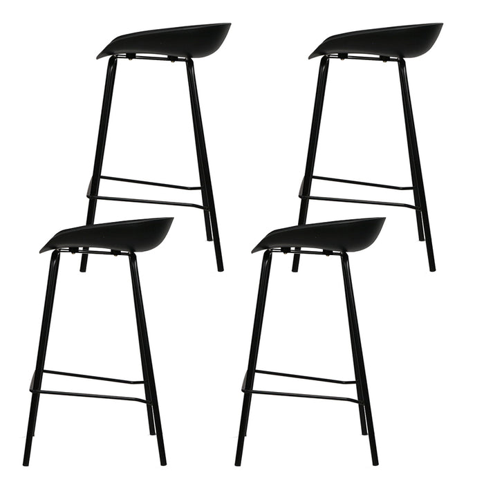 Cleo Kitchen Bar Stool (Set of 4) 67cm Black