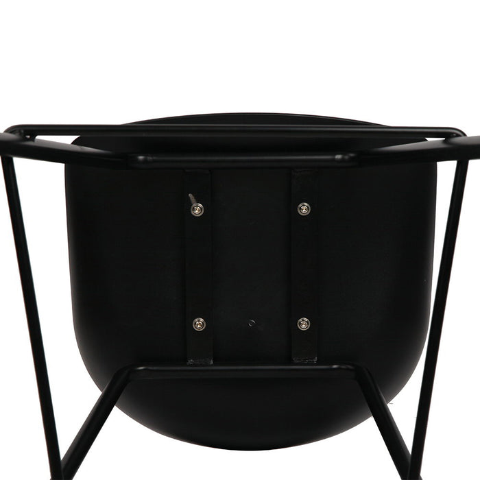 Cleo Kitchen Bar Stool (Set of 4) 67cm Black