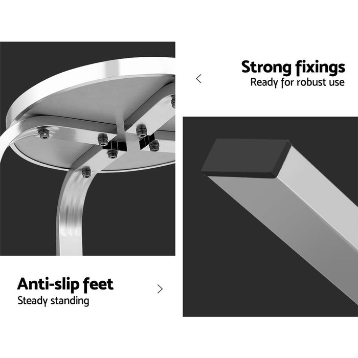 Adjustable Aluminum Table Stools Bar Set